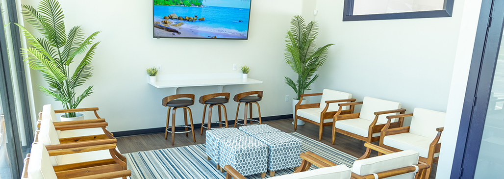 Pearls Orthodontic's waiting room